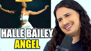 Vocal Coach Reacts to Halle Bailey  Angel [upl. by Nassi]