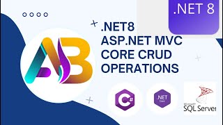 NET8 MVC Core web app crud operations  ASPNET Core MVC CRUD Operations using NET 8 [upl. by Keemahs]