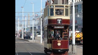 Blackpool Trams Toweramp Donkeys beautiful blackpool tram beach bigwheels horse donkey [upl. by Isac]