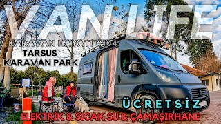 KARAVAN HAYATI 104 HERŞEY DAHİL ÜCRETSİZ KARAVAN PARK TARSUS [upl. by Annie]