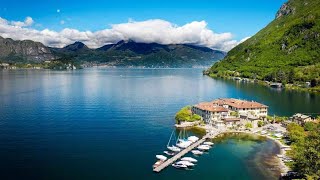 Castello Di Lierna  Lago Di Como  Drone 4k A Castle On A Lake In [upl. by Filahk]