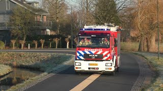 Brandweer met spoed naar een zeer grote brand in Hoornaar [upl. by Horvitz]