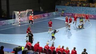 Russia vs Kazakhstan Brazil vs Denmark  Womens Handball Semifinals  Singapore 2010 Youth Games [upl. by Sylera835]