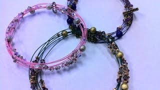 How to Make a DIY Fairy Bangle with The Bead Place [upl. by Doersten623]