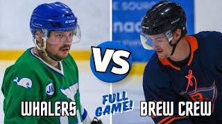 Full Game 2  Whalers vs Brew Crew [upl. by Aiclef]