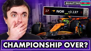 Our Reaction to Azerbaijan Grand Prix Qualifying [upl. by Aicnerolf]