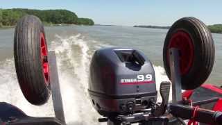 2005 Quicksilver 380 HD  2002 Yamaha 99HP 2 stroke part 1 [upl. by Aleak]