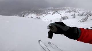 Gobblers Knob Ski Descent Utah [upl. by Nesrac]