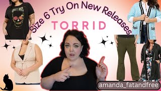 Torrid Size 6 6x New In Winter Spring Try On Haul  Extended Plus Size SSBBW Style amandafatandfree [upl. by Inwat]