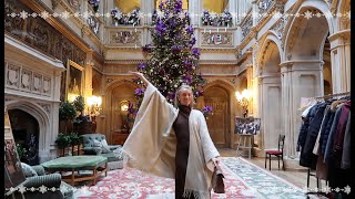 CHRISTMAS AT DOWNTON ABBEY 🎄 A Festive Visit to Highclere Castle 🎄Vlogmas Day 18 [upl. by Esinnej]