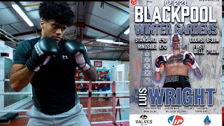 VIPs Big man 6ft 6in Luis Wright looking for another big performance on Dec 2nd in Blackpool [upl. by Mook]