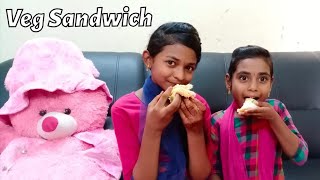 Veg sandwich  evening snake recipe  Healthy snake in tamil  lockdown snake recipe [upl. by Masuh]