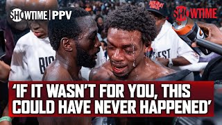 Terence Crawford amp Errol Spence Jr Share Heartwarming Moment In The Ring  SHOWTIME PPV [upl. by Anairdna]