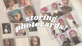 storing photocards ☆ aespa ateez exo  moreeee [upl. by Bramwell]