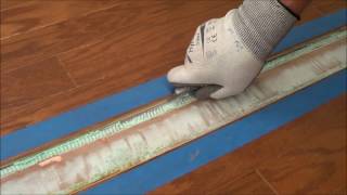 Mannington Hardwood Plank Replacement full glue [upl. by Ayota750]