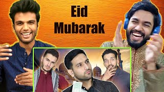 Indians react to Types of People on Eid [upl. by Anaerb]