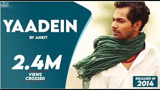 YAADEIN Feat Ankit  Namyoho Studios  Official Video [upl. by Etnaik]