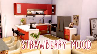 Sims 4  Apartment Renovation  Strawberry Mood [upl. by Clawson]