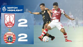 Highlight  PERSIS Solo VS PERSIJA Jakarta  Pekan 14 [upl. by Maire]