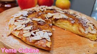 Tarte aux🍎🍏🍎à la poêle sans pâte feuilletées ou brisé [upl. by Yhcir716]