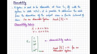 79 Observability in Control Systems SSA8 [upl. by Ak733]