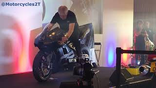 Crighton CR700W startup at the National Motorcycle Museum Live event 2022 [upl. by Reece]