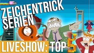 Top 5  Zeichentrickserien für Erwachsene  Liveshow 07 0212 [upl. by Godber623]