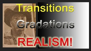 HOW TO Draw Realistic Portraits Tutorial  Gradations and Transitions [upl. by Burty]