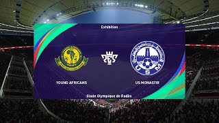 Yanga vs US Monastir 19032023 CAF Confederations Cup PES 2021 [upl. by Liuqa]