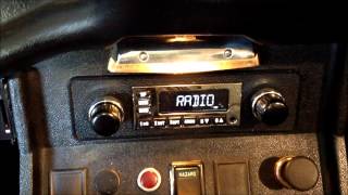 1974 MGB with a Retro Sound Model 1 Massive NX2 and JL Audio C2650x [upl. by Yrrep998]