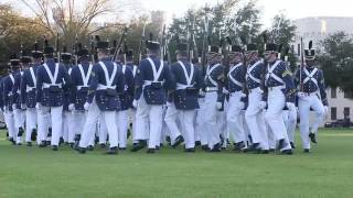 The Citadel Regimental Band and Pipes and the Summerall Guards held a rehearsal in preparation for t [upl. by Hplodur]