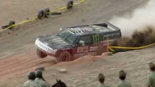 Rally Dakar 2010  llegada Antofagasta  Robby Gordon [upl. by Ahsykal]