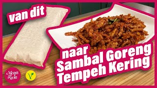 SPICY Traditionele Sambal Goreng Tempeh Kering [upl. by Saber]