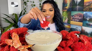 KING CRAB HOT CHEETOS MUKBANG 🥵 What do ppl say about your zodiac sign [upl. by Jacoby295]