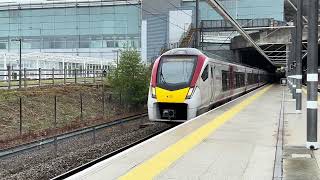 Greater Anglia Class 745 departs from Stansted Airport [upl. by Barmen999]