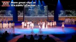 X Factor Finalists perform Heroes  The X Factor Live results 7  itvcomxfactor [upl. by Normandy]