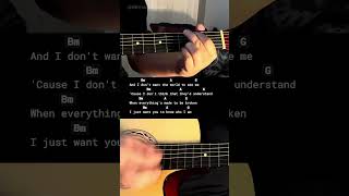 Iris  Goo Goo Dolls  Easy Guitar Chords Tutorial For Beginners guitarlessons [upl. by Ylrbmik]