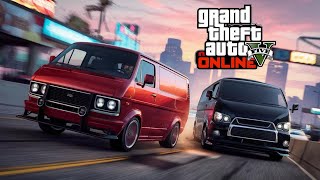 INSEGUIMENTO TRA FURGONI CHI AVRA LA MIGLIORE  GTA5 ONLINE [upl. by Euginimod]