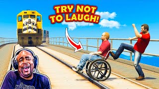 Try Not To Laugh Challenge  GTA Fails Edition [upl. by Elahcim]