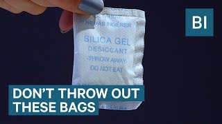 6 Uses For Those Silica Gel Bags That Come With Everything You Buy [upl. by Capone]