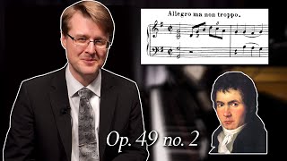 Beethoven quotEASYquot Sonata in G major Op 49 no 2 mvt 1  Analysis [upl. by Salisbury]