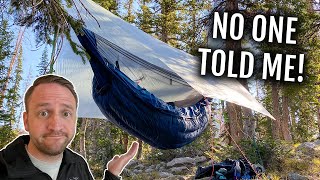 I Wish I Knew This Sooner About Hammock Camping [upl. by Profant]