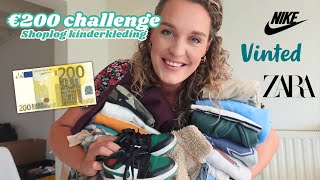 MEGA €200 KINDERKLEDING SHOPLOG CHALLENGE  WINTERKASTJES 2024  Vinted amp ZARA  Zeg maar Fem [upl. by Kali960]