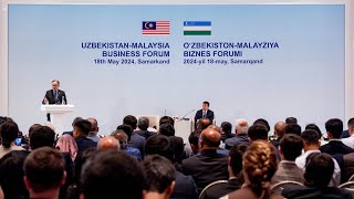 Ucapan YAB PM Di Forum Perniagaan Peringkat Tertinggi UzbekistanMalaysia [upl. by Margery]