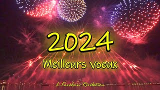 Bonne Année 2024🥂  HD  Belle carte virtuelle à offrir [upl. by Yelwah]