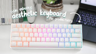 RK61 mechanical keyboard unboxing 2022 [upl. by Anev]