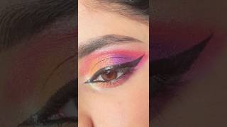 Purple Yellow Cut crease EyeMakeup  Orange amp Purple Halloween Eyeshadow Tutorial  purple eyeshadow [upl. by Oirelav]