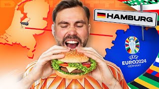 BANKZITTERS ETEN ZOVEEL MOGELIJK HAMBURGERS IN HAMBURG [upl. by Orly833]