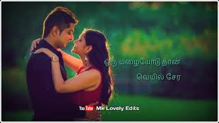 Nee Malara Malara Song Whatsapp Status Arputham Movie Song Mk Lovely Edits [upl. by Ivek]