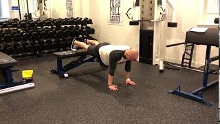 Feet Elevated Push Up [upl. by Rosenblatt]